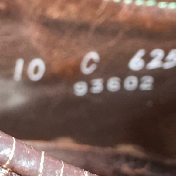 FLORSHEIM Royal Imperial 5Nail V Cleat 93602 Oxford Wingtp Size 10 C - Picture 8 of 8